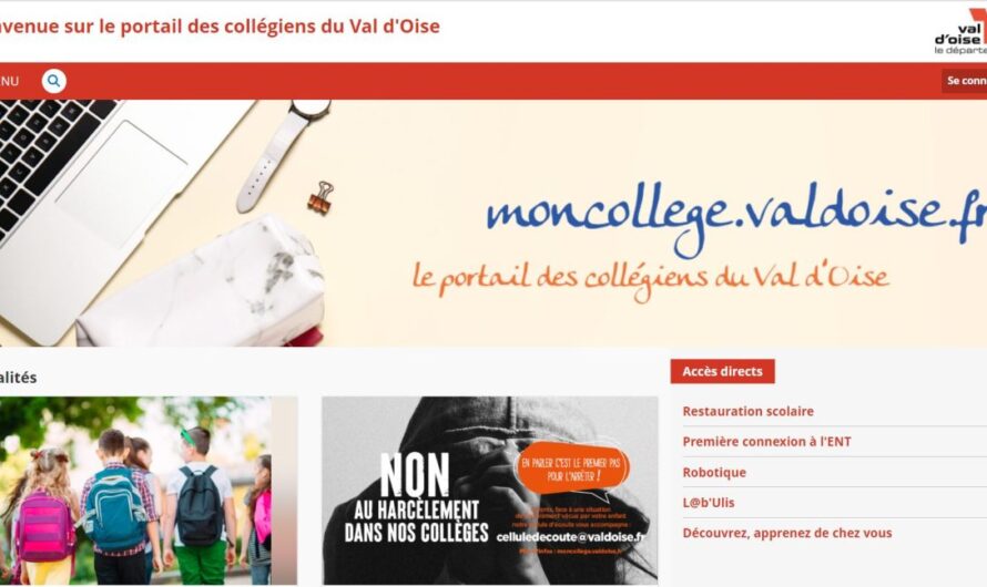 ENT95 : Le Portail Numérique de l&rsquo;Éducation pour les Établissements Scolaires du Val-d&rsquo;Oise